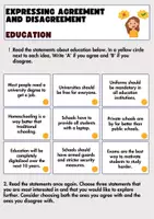 Vorschau - Arbeitsblätter - Agree or Disagree? A B1 Writing Practice Resource - Seite 1