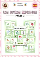 Vista previa - Hojas de trabajo - Las letras iniciales - PRIMAVERA (parte 2) - Portada