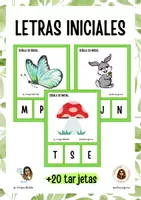 Vista previa - Hojas de trabajo - Las letras iniciales - PRIMAVERA (parte 2) - página 1