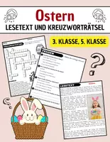 Vorschau - Arbeitsblätter - Ostern: Leseverständnis und Kreuzworträtsel mit Lösungen - Deckblatt