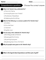 Vorschau - Arbeitsblätter - St. Patrick’s Day: Reading Comprehension and Crossword Puzzles with Answers. - Seite 2