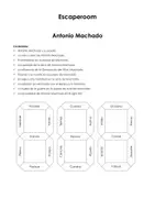Vista previa - Juegos / Gamificación - Antonio Machado (sala de escape) - Portada