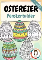 Vorschau - Mal- und Bastelvorlagen - Leuchtende Ostereier Fensterbilder | Ostern | Level 2 - Deckblatt