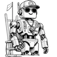 Aperçu - Matériel pour travaux manuels / dessin - Robots - Coloriages (54 modèles à colorier) - Page 3