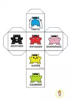 Vista previa - Unidades / Secuencias / Situaciones de Aprendizaje - Emotions Monsters Storytime Dice - página 1