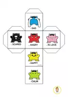 Vista previa - Unidades / Secuencias / Situaciones de Aprendizaje - Emotions Monsters Storytime Dice - página 3