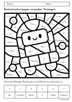 Vorschau - Arbeitsblätter - ✏️ Lesen und Malen – Rechtschreibstrategie Verlängern | d/t, g/k, b/p (Deutsch) - Seite 2