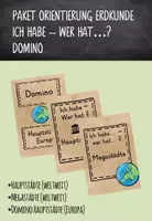 Vorschau - Spiele - Spiele für den Erdkundeunterricht: Domino - Ich habe ... - wer hat...? - Deckblatt