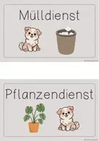 Vorschau - Bildkarten - Klassendienste für deine Hunde-Klasse - Seite 3