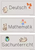 Vorschau - Bildkarten - Fächer-Karten für deine Katzen-Klasse - Seite 2