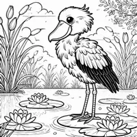 Aperçu - Matériel pour travaux manuels / dessin - Bec-en-sabot - Coloriages (50 modèles à colorier) - Page de couverture