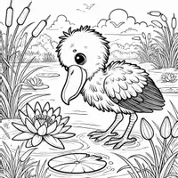 Aperçu - Matériel pour travaux manuels / dessin - Bec-en-sabot - Coloriages (50 modèles à colorier) - Page 2