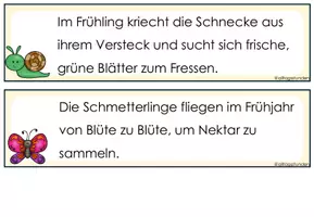 Vorschau - Arbeitsblätter - Schleichdiktat / Laufdiktat zum Frühling - Seite 3