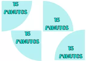 Vista previa - Manualidades / Dibujos para colorear - Reloj manipulativo con equivalencias - página 3