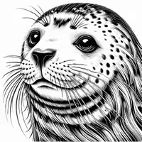 Aperçu - Matériel pour travaux manuels / dessin - Animaux de l'Antarctique - Coloriages portraits (50 modèles à colorier) - Page de couverture