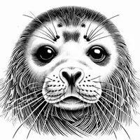 Aperçu - Matériel pour travaux manuels / dessin - Animaux de l'Antarctique - Coloriages portraits (50 modèles à colorier) - Page 3