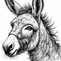 Aperçu - Matériel pour travaux manuels / dessin - Animaux de la ferme - Coloriages portraits (20 modèles à colorier) - Page 1