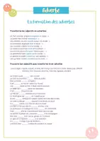Aperçu - Feuilles d'exercices - former les adverbes en -ment - Page 3