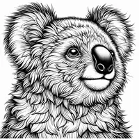 Aperçu - Matériel pour travaux manuels / dessin - Animaux d’Australie - Coloriages portraits (50 modèles à colorier) - Page 3