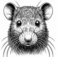 Aperçu - Matériel pour travaux manuels / dessin - Animaux d'Europe - Coloriages portraits (50 modèles à colorier) - Page 1