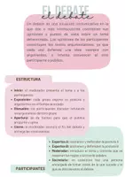 Vista previa - Hojas de trabajo - Los textos argumentarivos y el debate - Portada