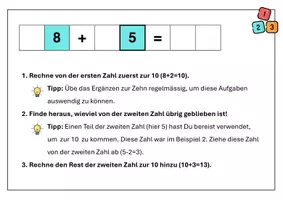 Vorschau - Arbeitsblätter - Zehnerübergang Zahlenraum 20 - Addition - Seite 2