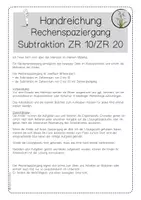 Vorschau - Arbeitsblätter - Rechenspaziergang - Subtraktion im ZR 10 / ZR 20 - Seite 2