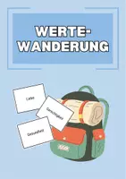 Vorschau - Spiele - Wertewanderung - ein Spiel für die ganze Klasse - Deckblatt