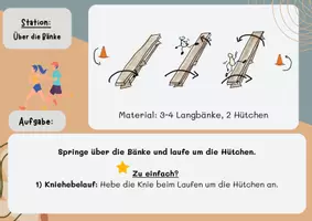 Vorschau - Stationenlernen - Ausdauerschulung Grundschule - Stationenarbeit - Seite 2