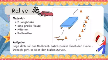 Vorschau - Stationenlernen - Karneval / Fasching Stationen Sport - Seite 1