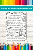anteprima - Schede informative - La mimosa, Giornata internazionale della donna in Italia - Pagina di copertina