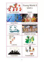 Vorschau - Spiele - Bildkarten Vocabulary passend zu Young World 3 Unit 4 - Seite 3
