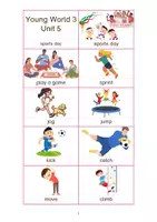 Vorschau - Spiele - Bildkarten Vocabulary passend zu Young World 3 Unit 5 - Seite 2