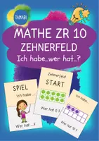 Vorschau - Spiele - Ich habe wer hat Mathe ZR 10 "Zehnerfeld" | Ich habe...wer hat...? | Mathematik Klasse 1 Spiele - Deckblatt