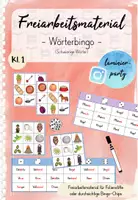 Vorschau - Spiele - Freiarbeit: Wörterbingo - Schwierige Wörter (Kl. 1) - Deckblatt