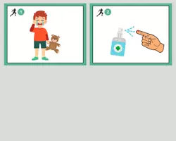 Vorschau - Bildkarten - Fingerkuppenpflaster - Bilder und Tippkarten für Vorgangsbeschreibungen - Seite 3