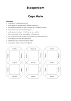 Vista previa - Juegos / Gamificación - Cayo Mario (sala de escape) - Portada