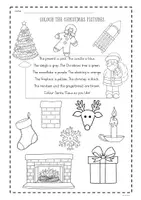 Vorschau - Arbeitsblätter - Englisch Arbeitsblätter Weihnachten "Christmas Words" - Seite 1