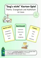 Vorschau - Spiele - Konfessionen Evangelisch und Katholisch - Paket - Deckblatt
