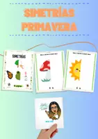 Vista previa - Hojas de trabajo - Simetrías primavera (15 páginas) - Portada