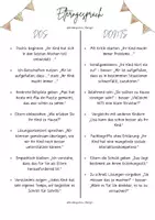 Vorschau - Merkblätter - Dos and Don´ts Entwicklungsgespräch - Seite 1