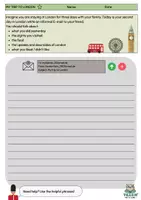 Vorschau - Arbeitsblätter - London: Writing an E-Mail / Differenzierung + Scaffolding + Checkliste - Seite 1