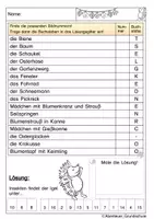 Vorschau - Arbeitsblätter - Lesespaziergang Frühling - Seite 2