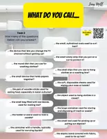 Vorschau - Spiele - Everyday Objects/What is it called?/Relative Clauses/Pre-Intermediate - Seite 1
