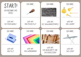 Vorschau - Spiele - Textiles Gestalten - Ich habe wer hat - Werkzeuge, Arbeitsgeräte, Werkstoffe - Seite 3