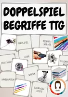 Vorschau - Spiele - Textiles Gestalten - Doppelspiel - Werkzeuge, Arbeitsgeräte, Werkstoffe - Deckblatt