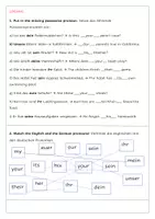 Vorschau - Arbeitsblätter - Arbeitsblatt - Possessive pronouns (Possessivpronomen) - Seite 2