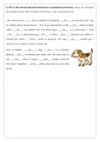 Vorschau - Arbeitsblätter - Arbeitsblatt - Possessive pronouns (Possessivpronomen) - Seite 3