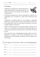 Vorschau - Arbeitsblätter - Sachtexte erschließen (Materialpaket mit insgesamt 6 Texten + AB) - Seite 1
