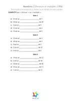 Aperçu - Feuilles d'exercices - Pack de 347 Fiches - MATH (1er degré - BE) - Page 3